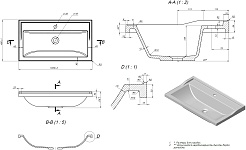 Stella Polare Раковина Флур 100 белая – фотография-3